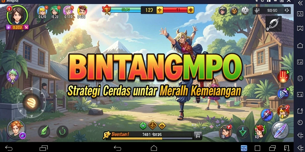 Tampilan menarik gameplay strategi BINTANGMPO.