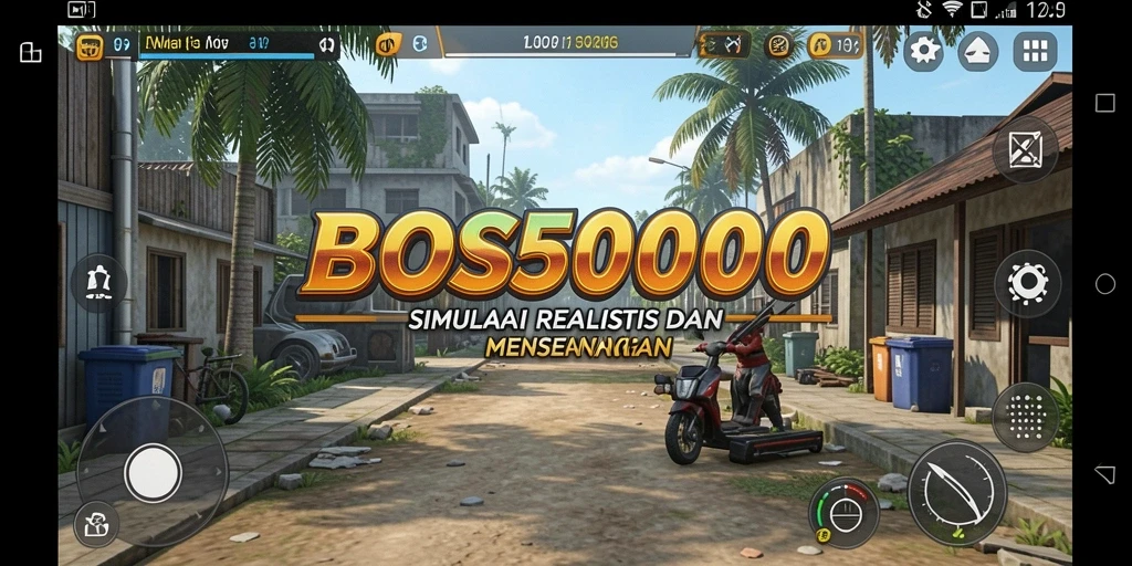 Screenshot menampilkan gameplay menarik di BOS5000 dengan grafis realistis.