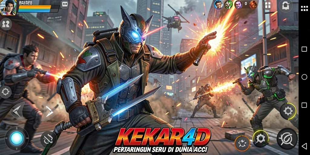 Gameplay seru dan penuh aksi dalam KEKAR4D yang mendebarkan.
