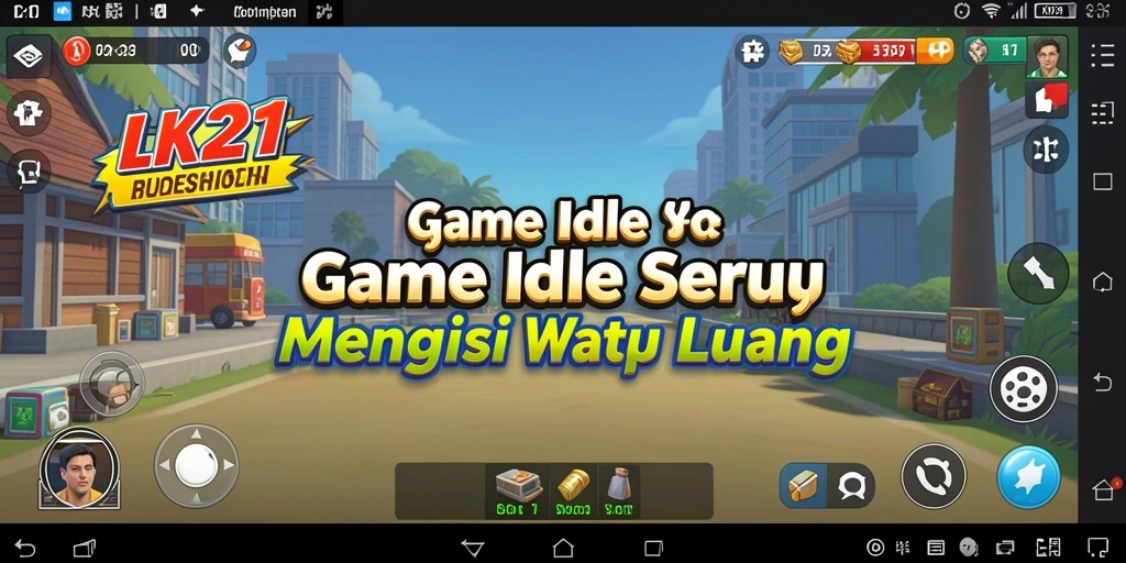Tampilan gameplay LK21 dengan karakter menarik dan strategi yang menyenangkan.
