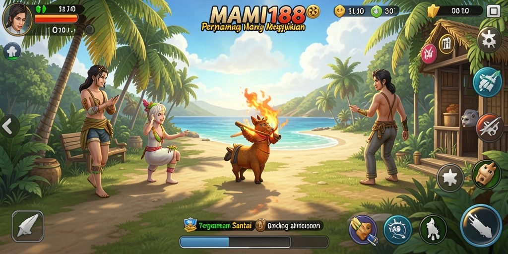 Tampilan gameplay MAMI188 yang penuh warna dan menarik.
