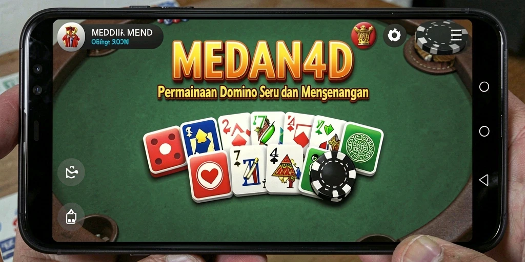 Tangkapan layar menunjukkan aksi seru gameplay Domino.