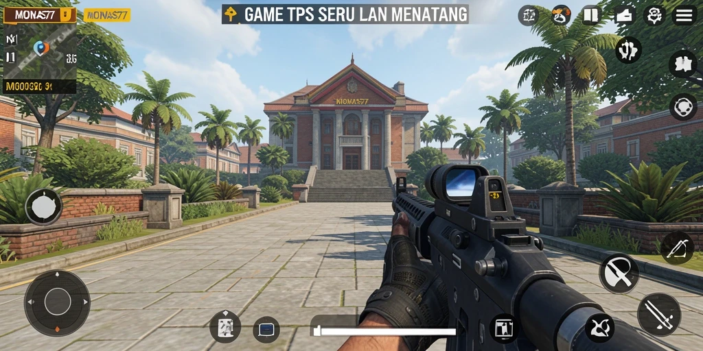 Gameplay MONAS77 yang seru dan menegangkan dalam pertempuran TPS.