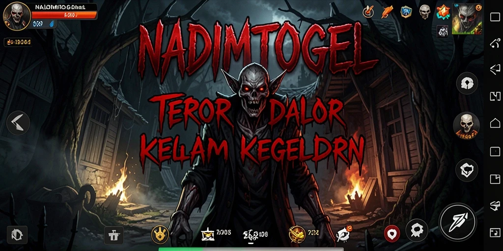 Gameplay NADIMTOGEL yang menegangkan dan menyeramkan.