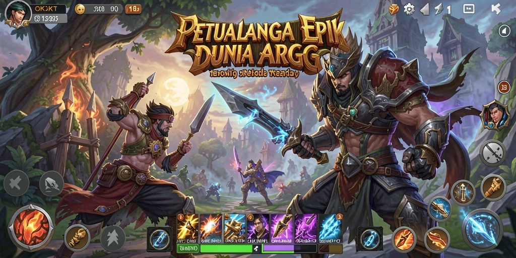 Screenshot gameplay ARPG OKJKT yang menegangkan.