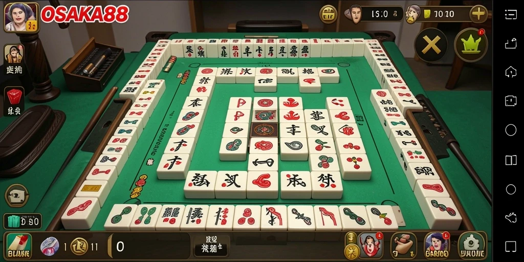 Tampilan utama gameplay OSAKA88 yang menawan dan penuh warna.