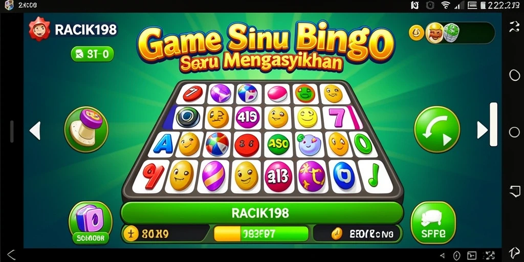Gameplay Bingo yang seru dan interaktif di RACIK198.