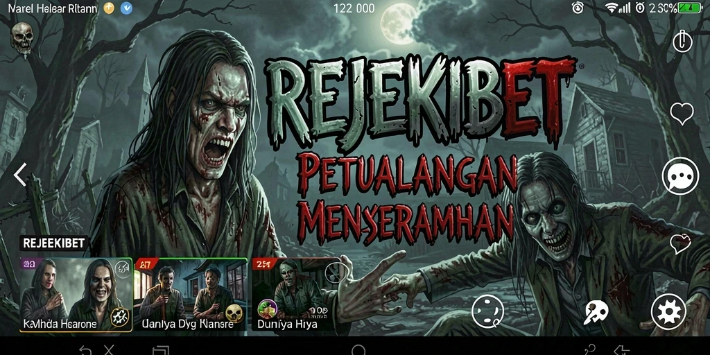 Tampilan gameplay menyeramkan yang menggugah ketegangan.