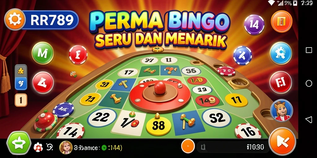 Screenshot gameplay Bingo RR789 yang menyenangkan dan menarik.