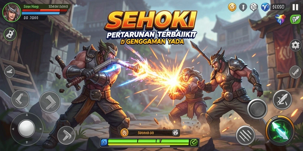 Tampilan gameplay SEHOKI yang mendebarkan dan penuh aksi.