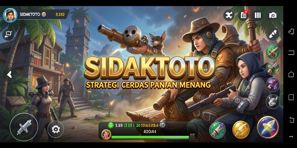 Tangkapan layar gameplay SIDAKTOTO yang menampilkan berbagai strategi permainan.