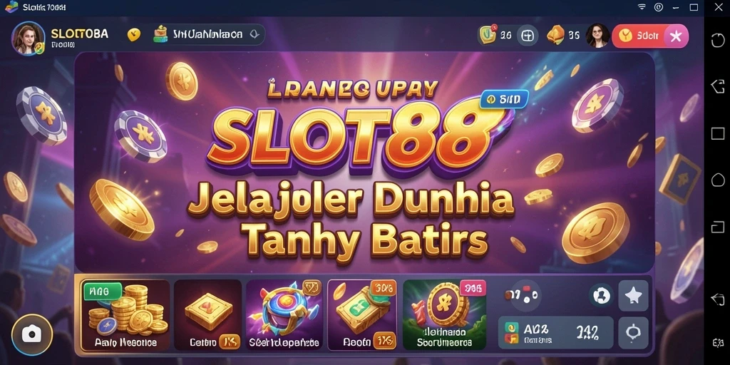 Screenshot gameplay SLOT88 menampilkan dunia terbuka yang luas dan interaktif.