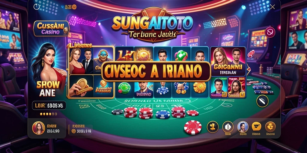 Tampilan gameplay Live Casino di SUNGAITOTO yang menggembirakan.