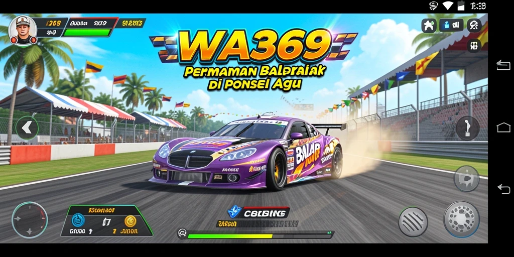 Gameplay balap seru dengan grafik yang menakjubkan.