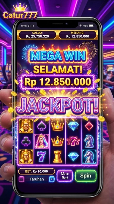 Tampilan utama aplikasi catur777 yang intuitif.